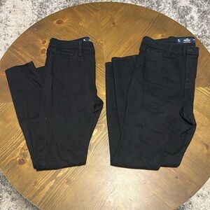 Hollister High-Rise Super Skinny Jeans - Black